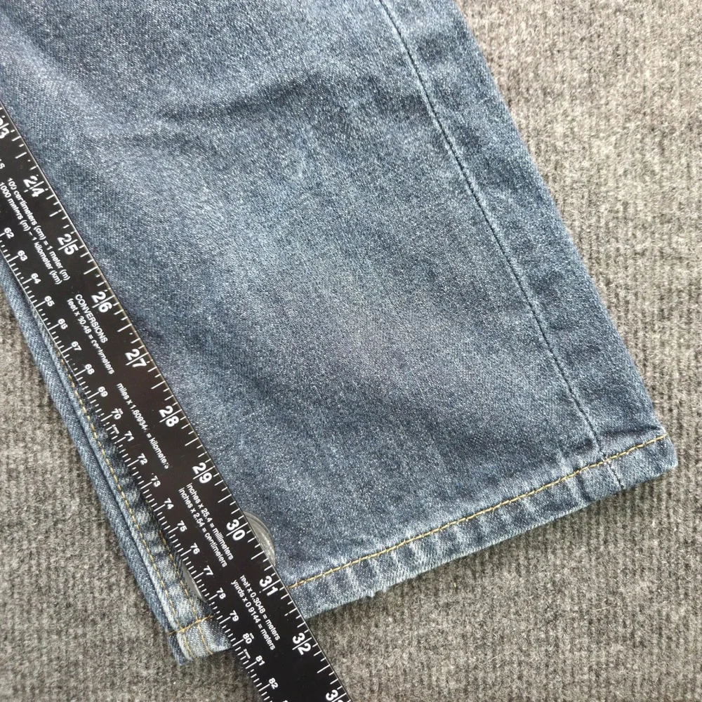 Levis 527 Mens 30x32 Blue Cotton Slim Bootcut Jeans Medium Wash Western Denim